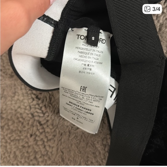 Tom ford velvet bra - Picture 2 of 4